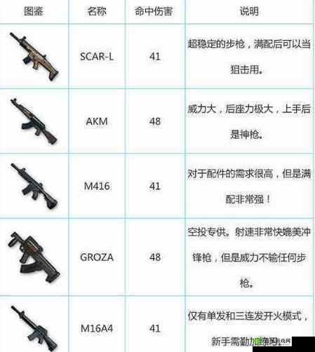 绝地求生全军出击，深度揭秘武器伤害，助你找到最适合的战场神器之枪