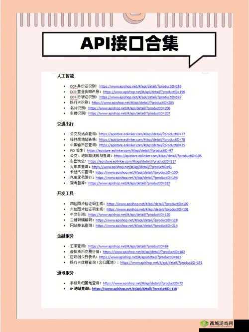 免费开放的 API 大全以及相关介绍和使用指南