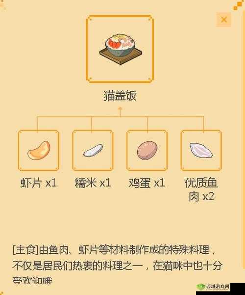 小森生活里的猫盖饭究竟如何制作？美食配方及详细步骤揭秘！